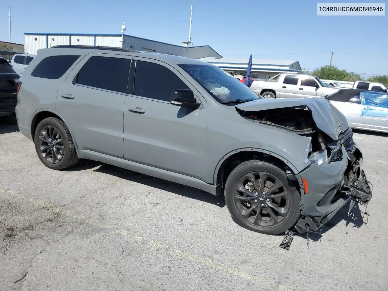 2021 Dodge Durango Gt VIN: 1C4RDHDG6MC846946 Lot: 61963355