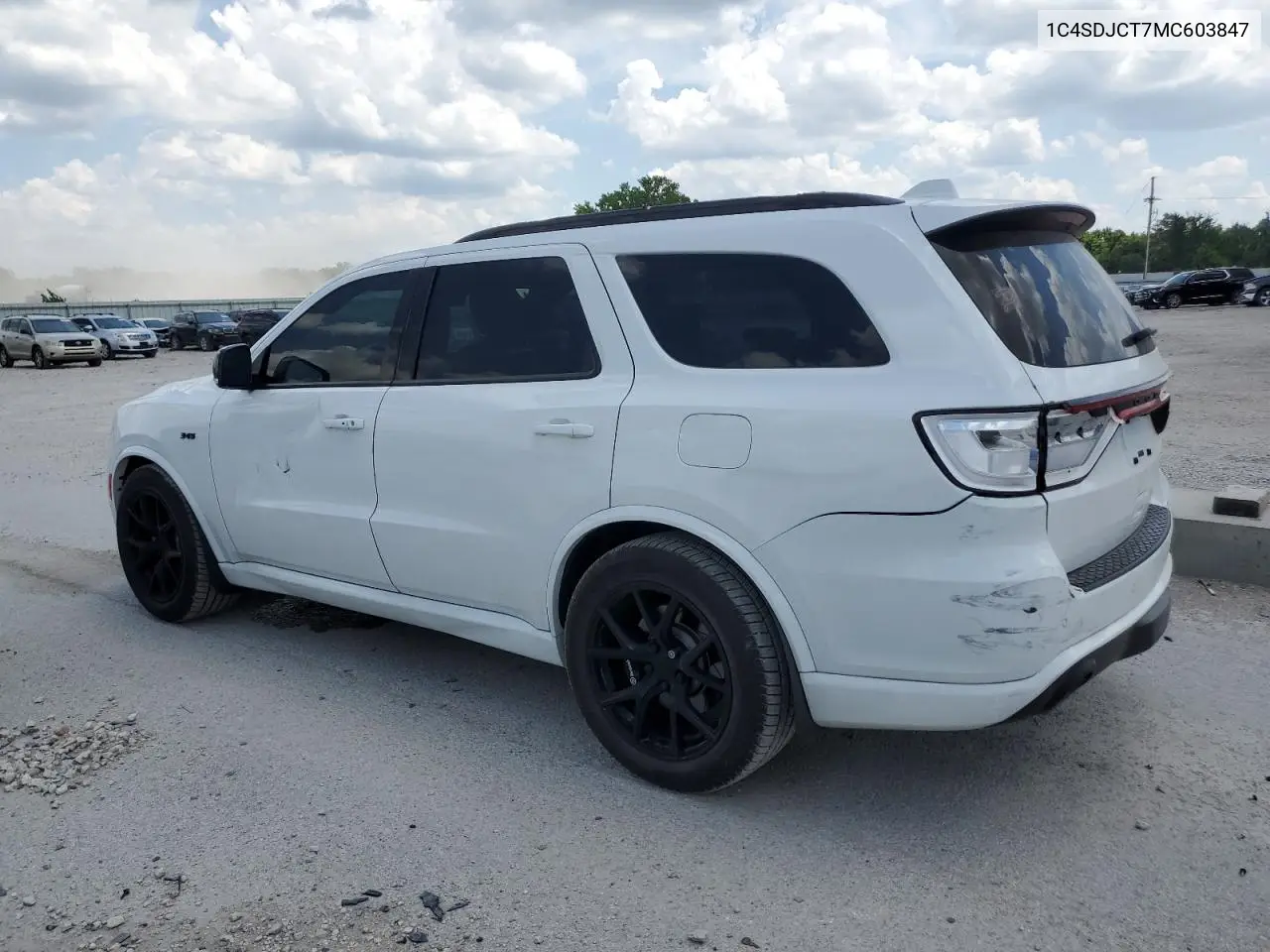 2021 Dodge Durango R/T VIN: 1C4SDJCT7MC603847 Lot: 62103825