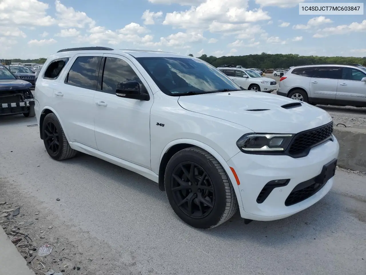 2021 Dodge Durango R/T VIN: 1C4SDJCT7MC603847 Lot: 62103825