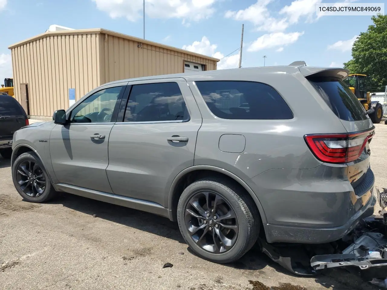 2021 Dodge Durango R/T VIN: 1C4SDJCT9MC849069 Lot: 62296495
