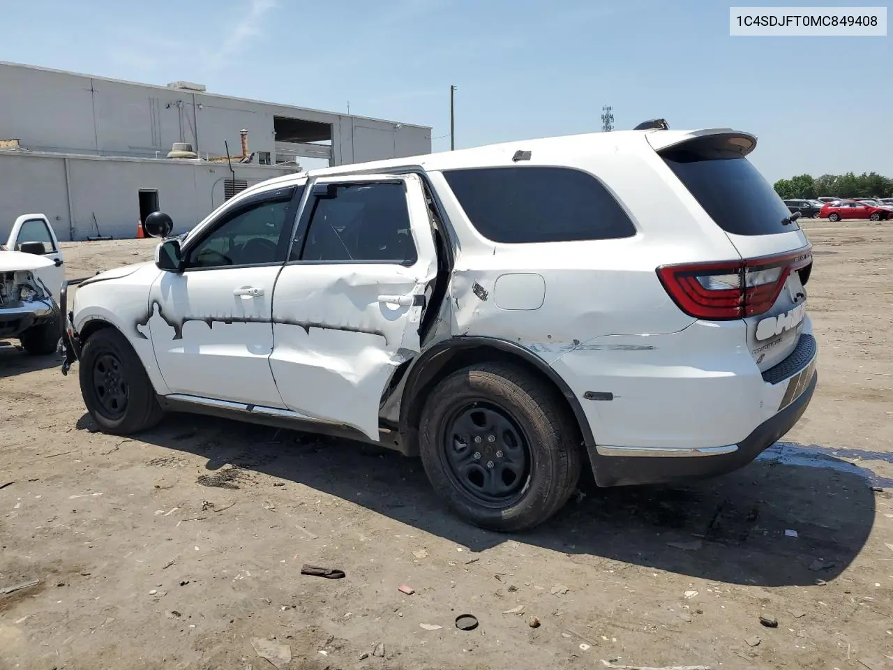 2021 Dodge Durango Pursuit VIN: 1C4SDJFT0MC849408 Lot: 62299655