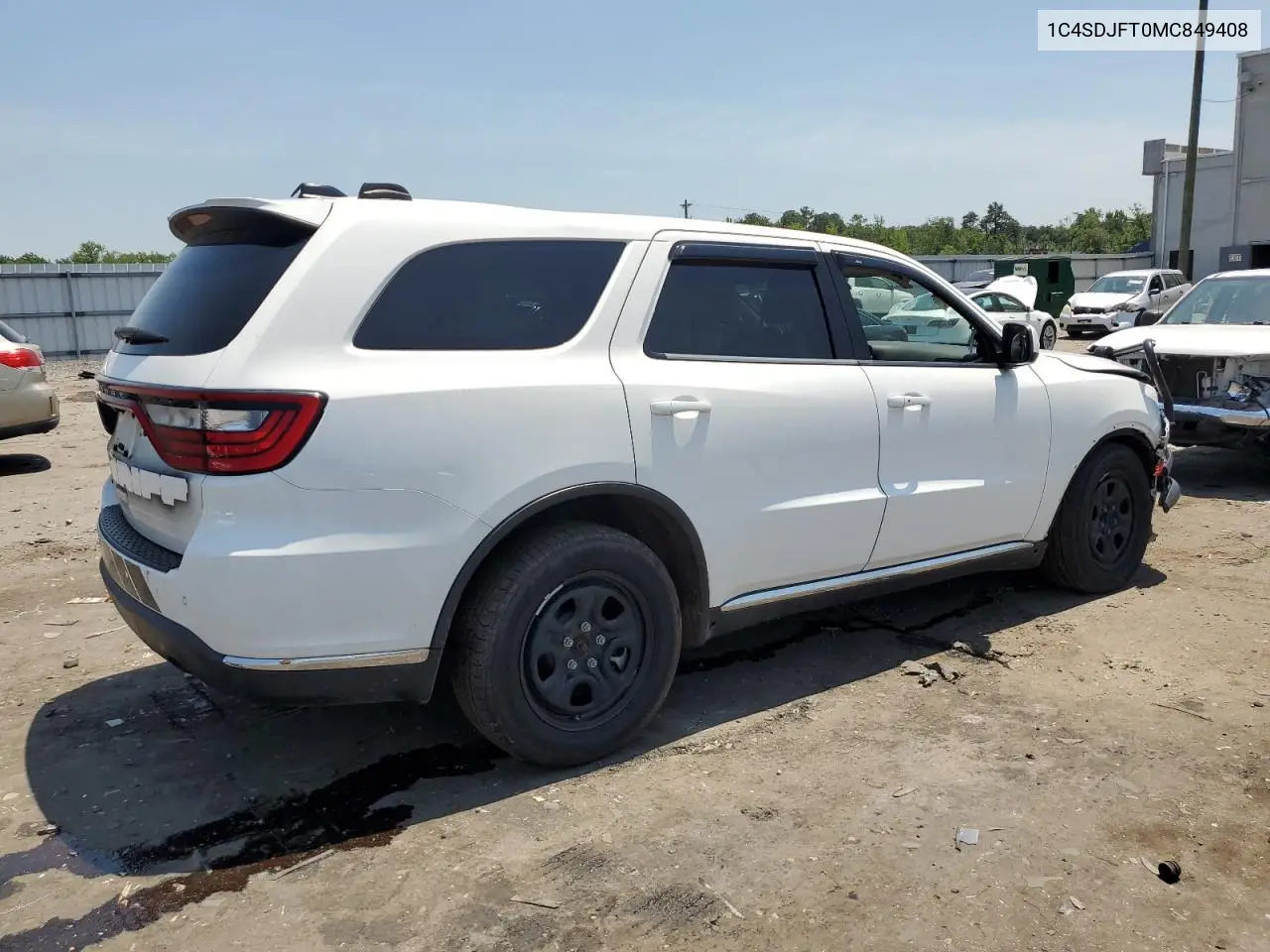 2021 Dodge Durango Pursuit VIN: 1C4SDJFT0MC849408 Lot: 62299655