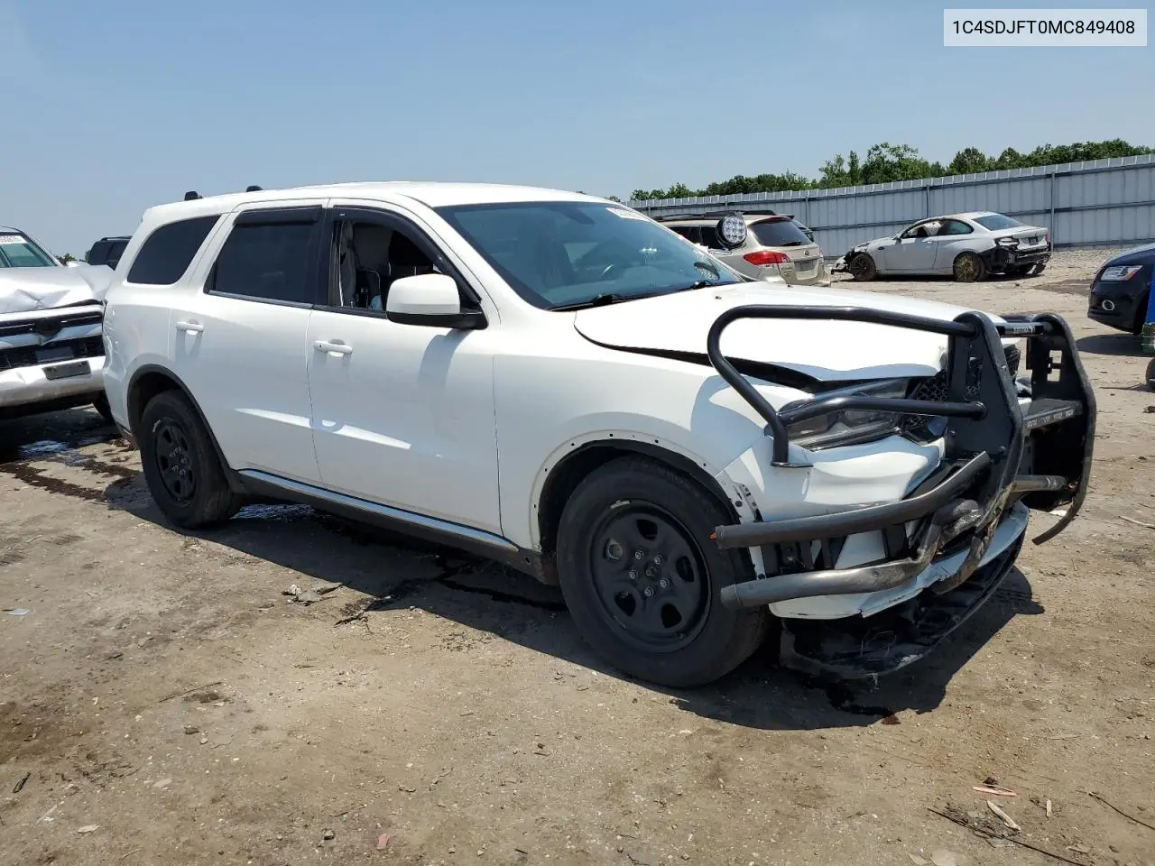 2021 Dodge Durango Pursuit VIN: 1C4SDJFT0MC849408 Lot: 62299655