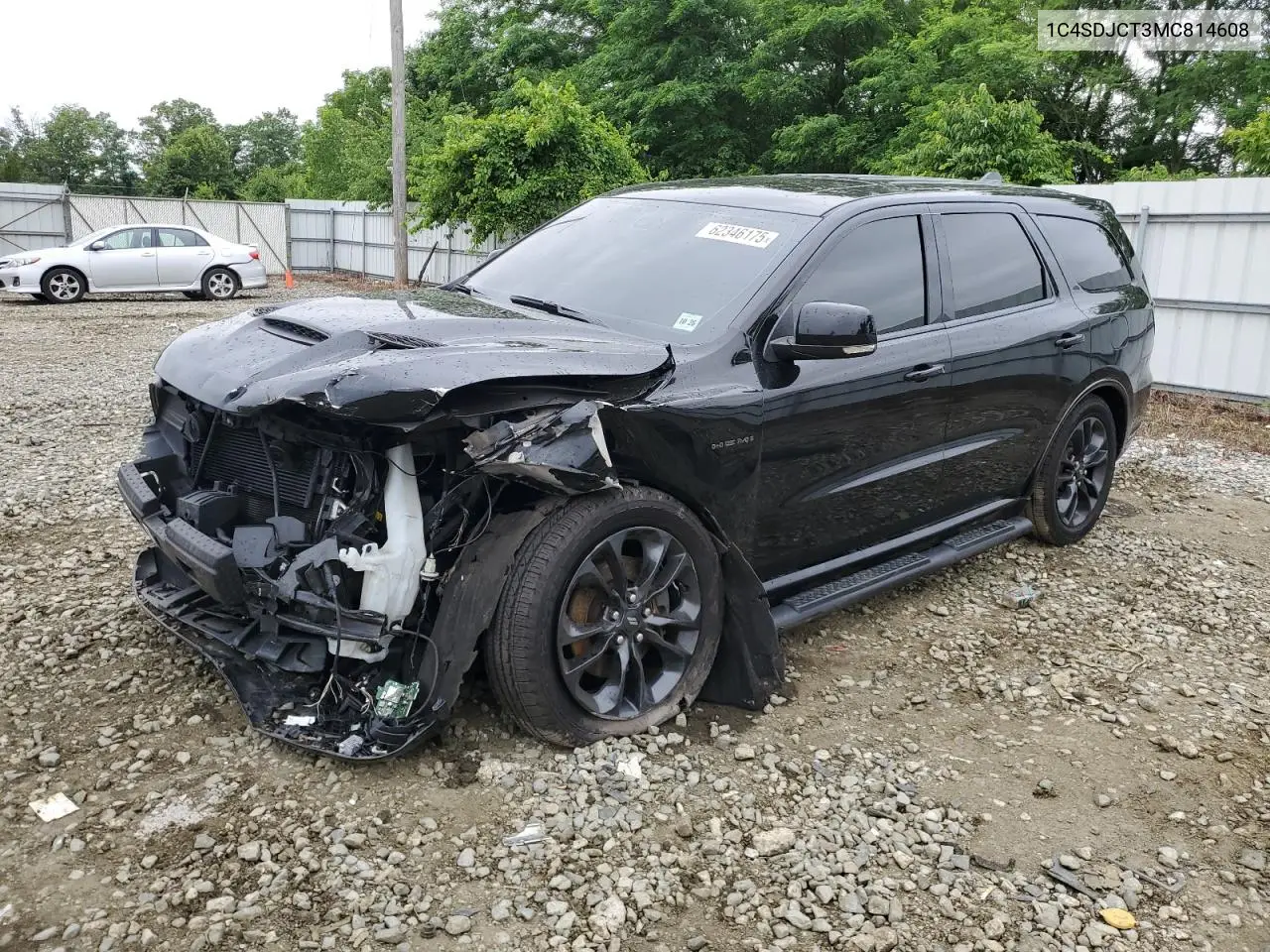 2021 Dodge Durango R/T VIN: 1C4SDJCT3MC814608 Lot: 62346175