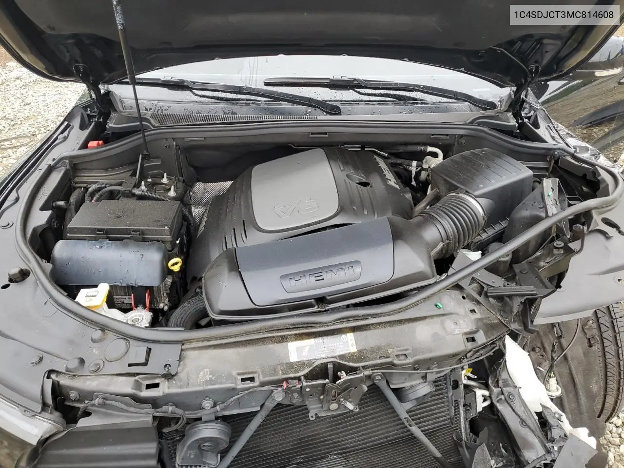 2021 Dodge Durango R/T VIN: 1C4SDJCT3MC814608 Lot: 62346175