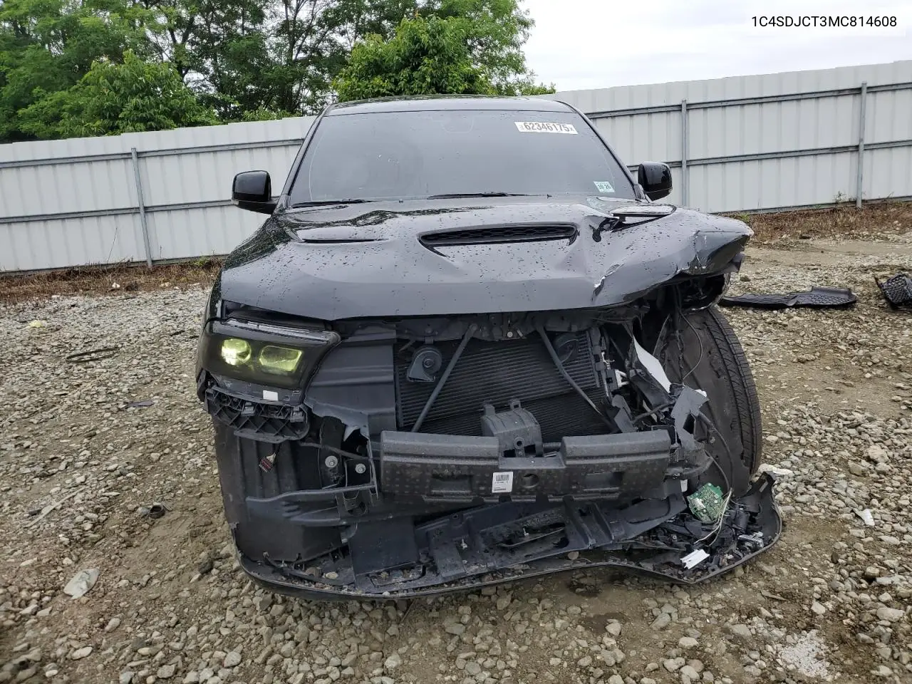 2021 Dodge Durango R/T VIN: 1C4SDJCT3MC814608 Lot: 62346175