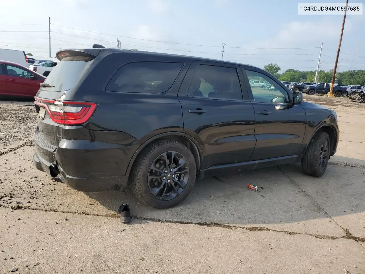 2021 Dodge Durango Gt VIN: 1C4RDJDG4MC697685 Lot: 62759275