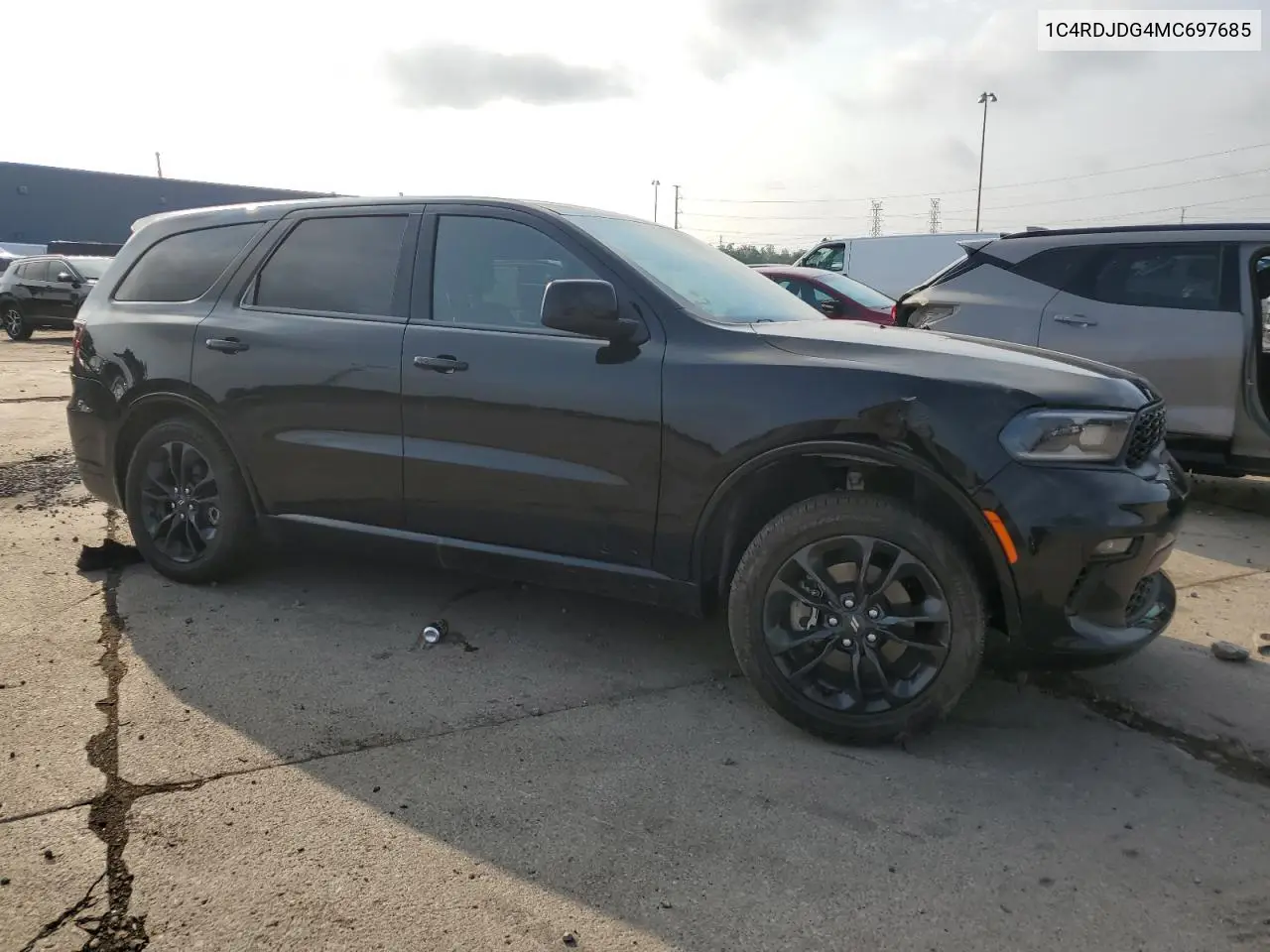 2021 Dodge Durango Gt VIN: 1C4RDJDG4MC697685 Lot: 62759275