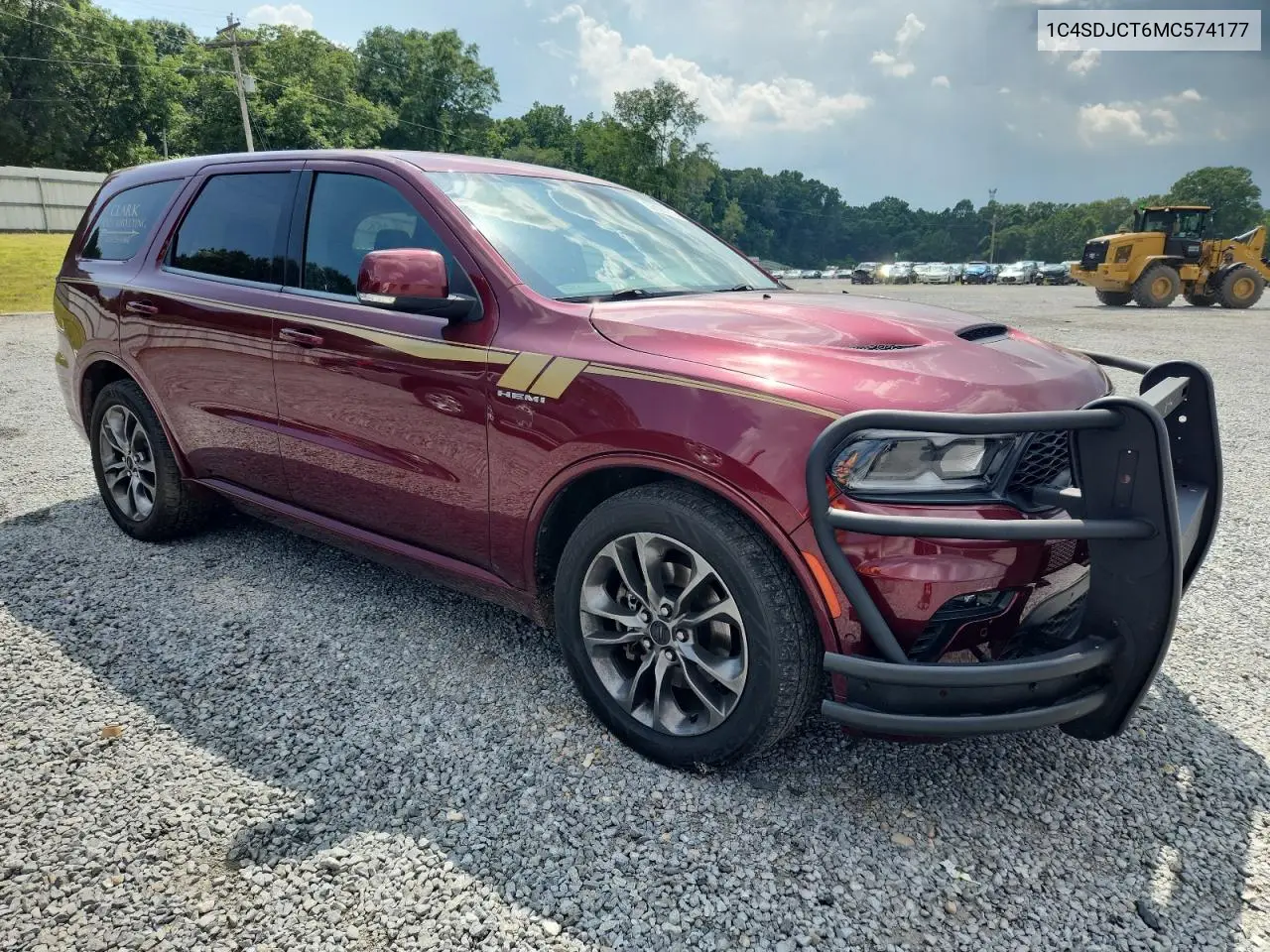2021 Dodge Durango R/T VIN: 1C4SDJCT6MC574177 Lot: 62828775