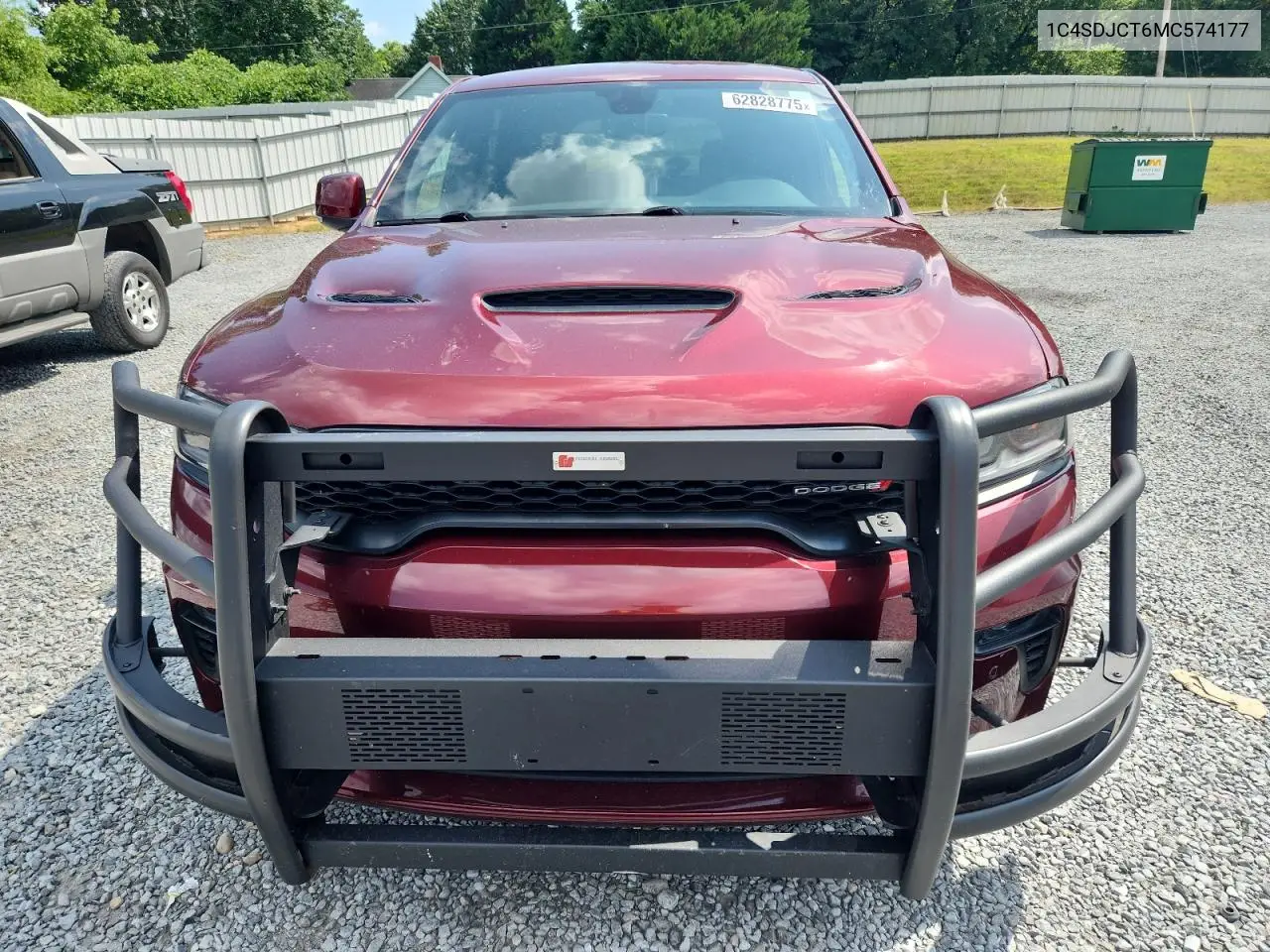 2021 Dodge Durango R/T VIN: 1C4SDJCT6MC574177 Lot: 62828775