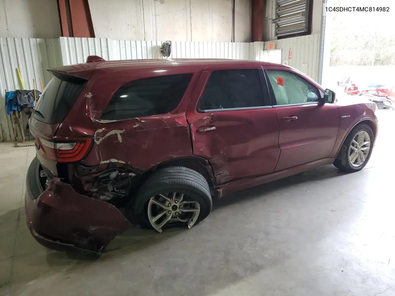 2021 Dodge Durango R/T VIN: 1C4SDHCT4MC814982 Lot: 88690925