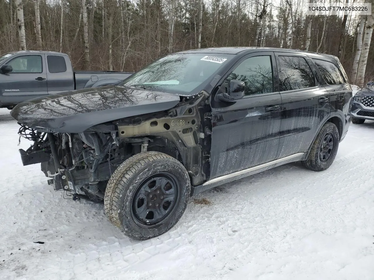 2021 Dodge Durango Pursuit VIN: 1C4SDJFT7MC683226 Lot: 88893505