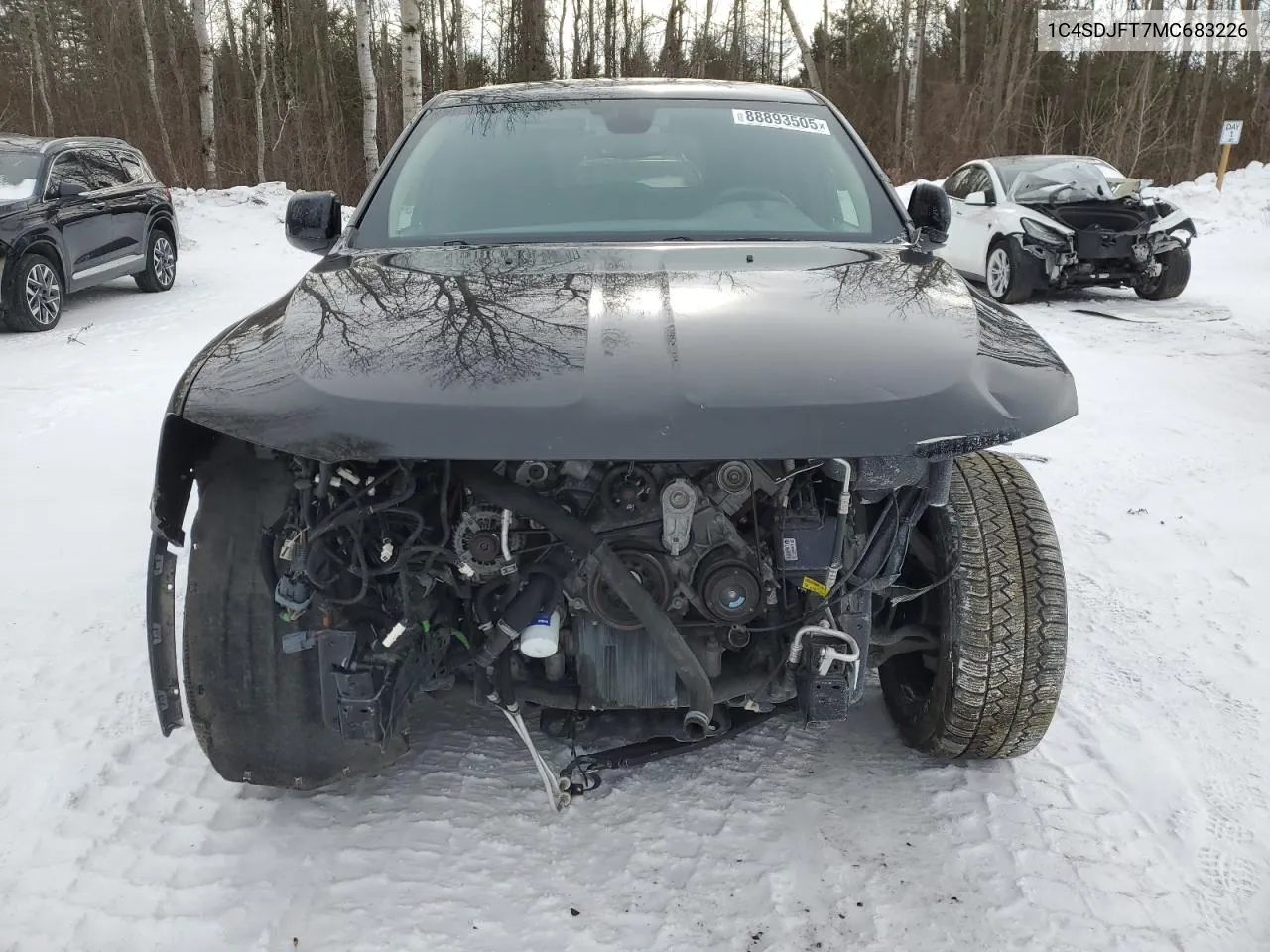 2021 Dodge Durango Pursuit VIN: 1C4SDJFT7MC683226 Lot: 88893505