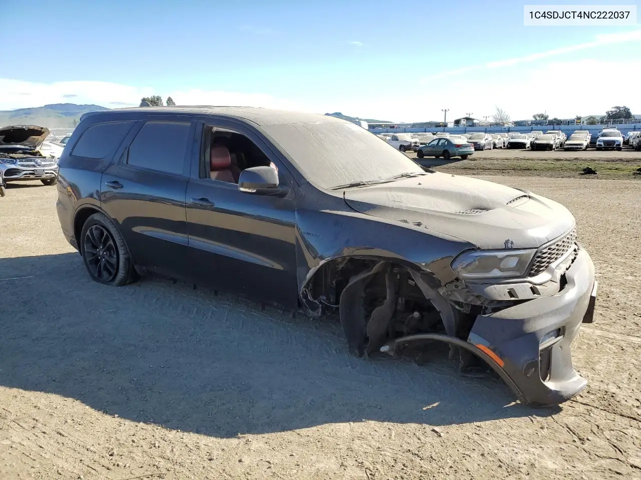 2022 Dodge Durango R/T VIN: 1C4SDJCT4NC222037 Lot: 48144735