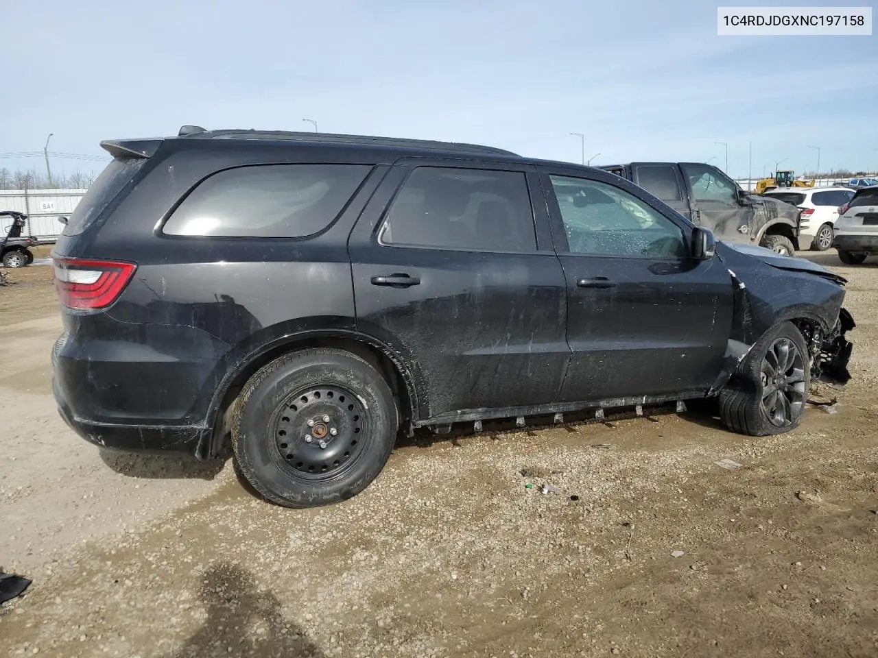 2022 Dodge Durango Gt VIN: 1C4RDJDGXNC197158 Lot: 48312585