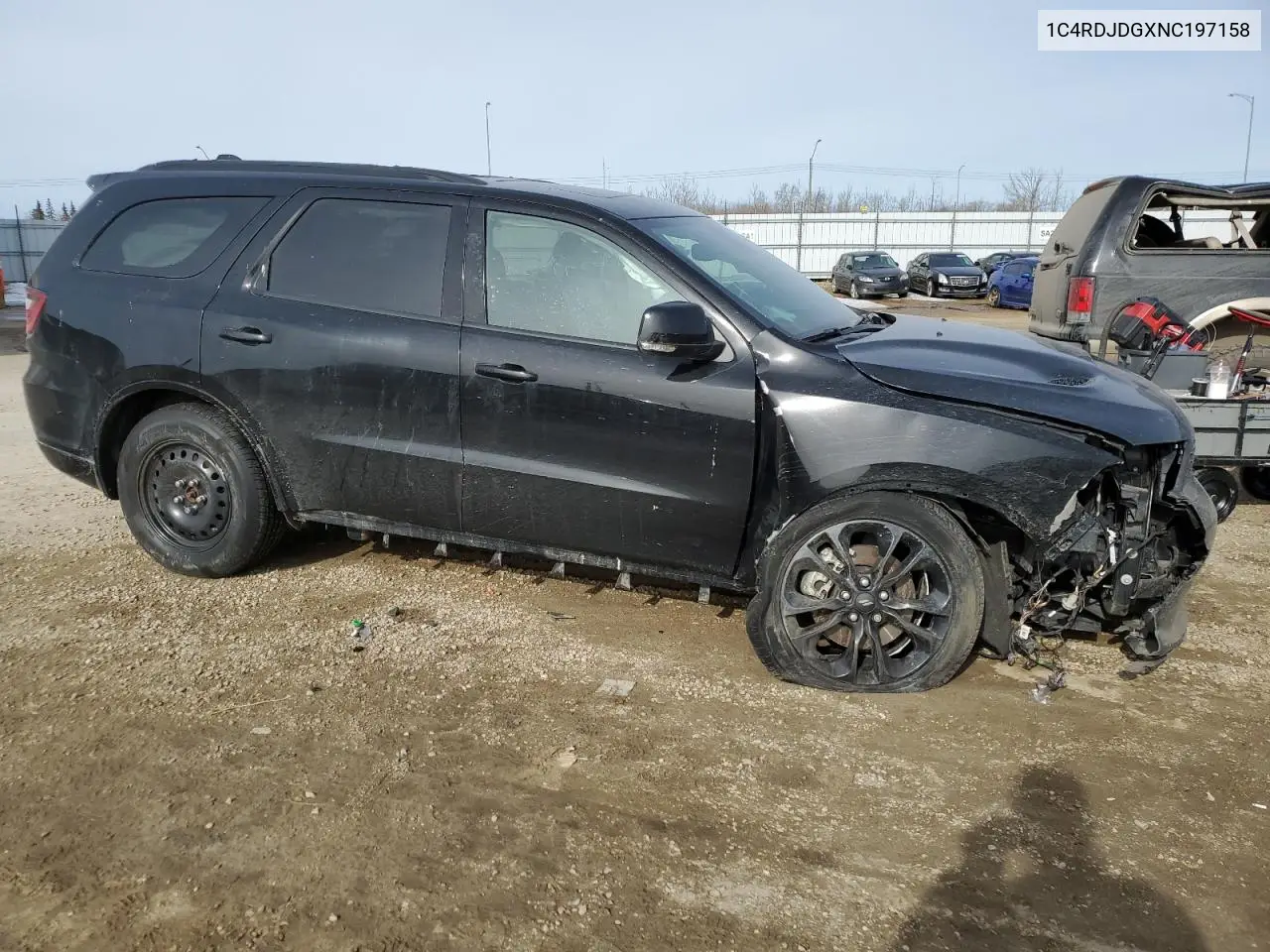 2022 Dodge Durango Gt VIN: 1C4RDJDGXNC197158 Lot: 48312585