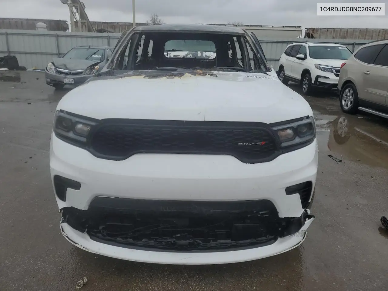 2022 Dodge Durango Gt VIN: 1C4RDJDG8NC209677 Lot: 49680565