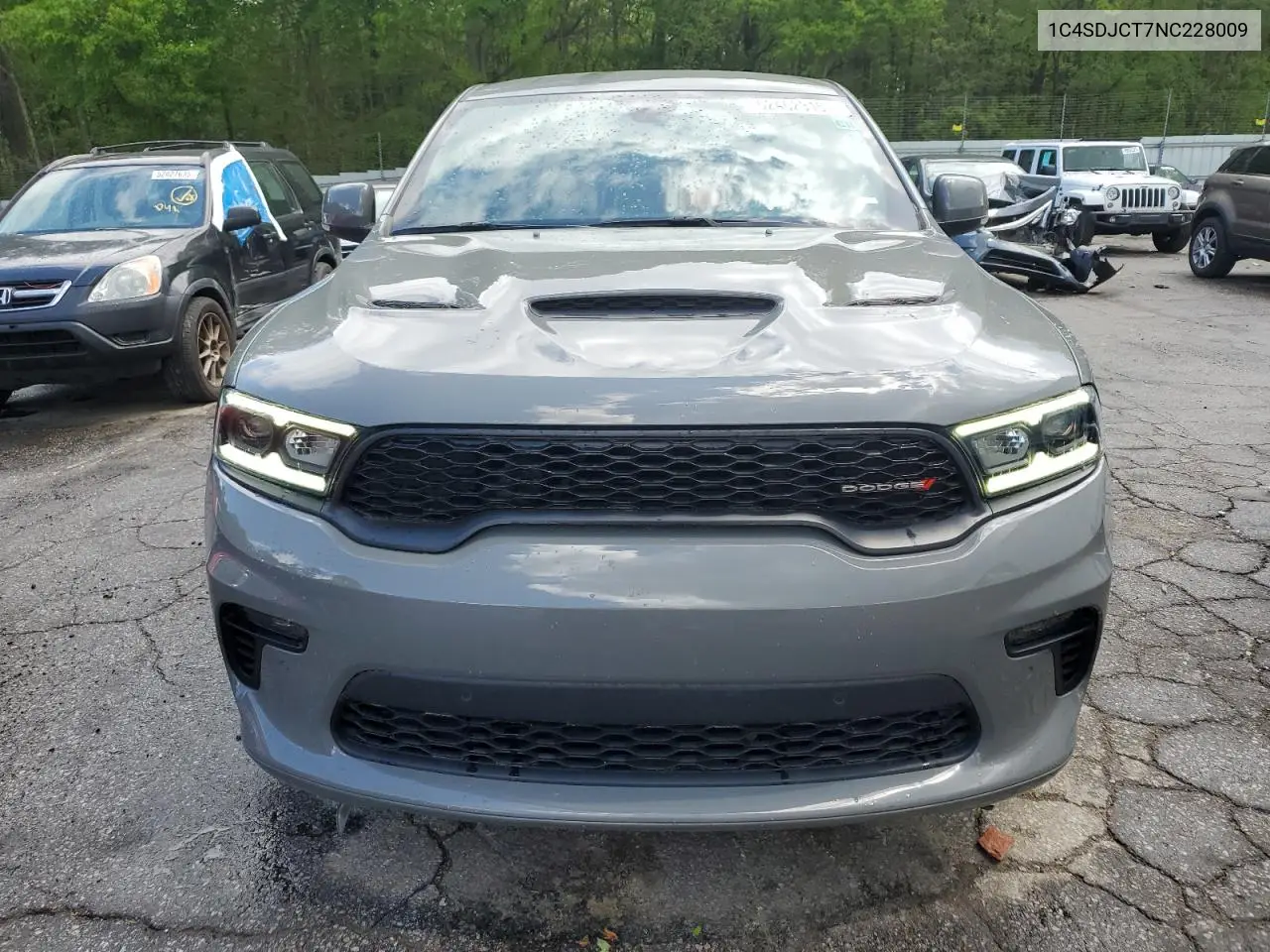 2022 Dodge Durango R/T VIN: 1C4SDJCT7NC228009 Lot: 52462315