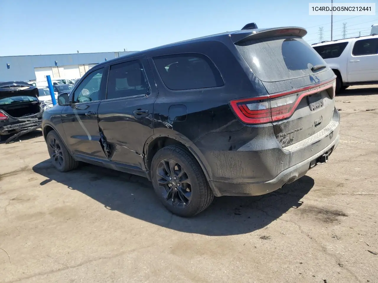2022 Dodge Durango Gt VIN: 1C4RDJDG5NC212441 Lot: 55974685