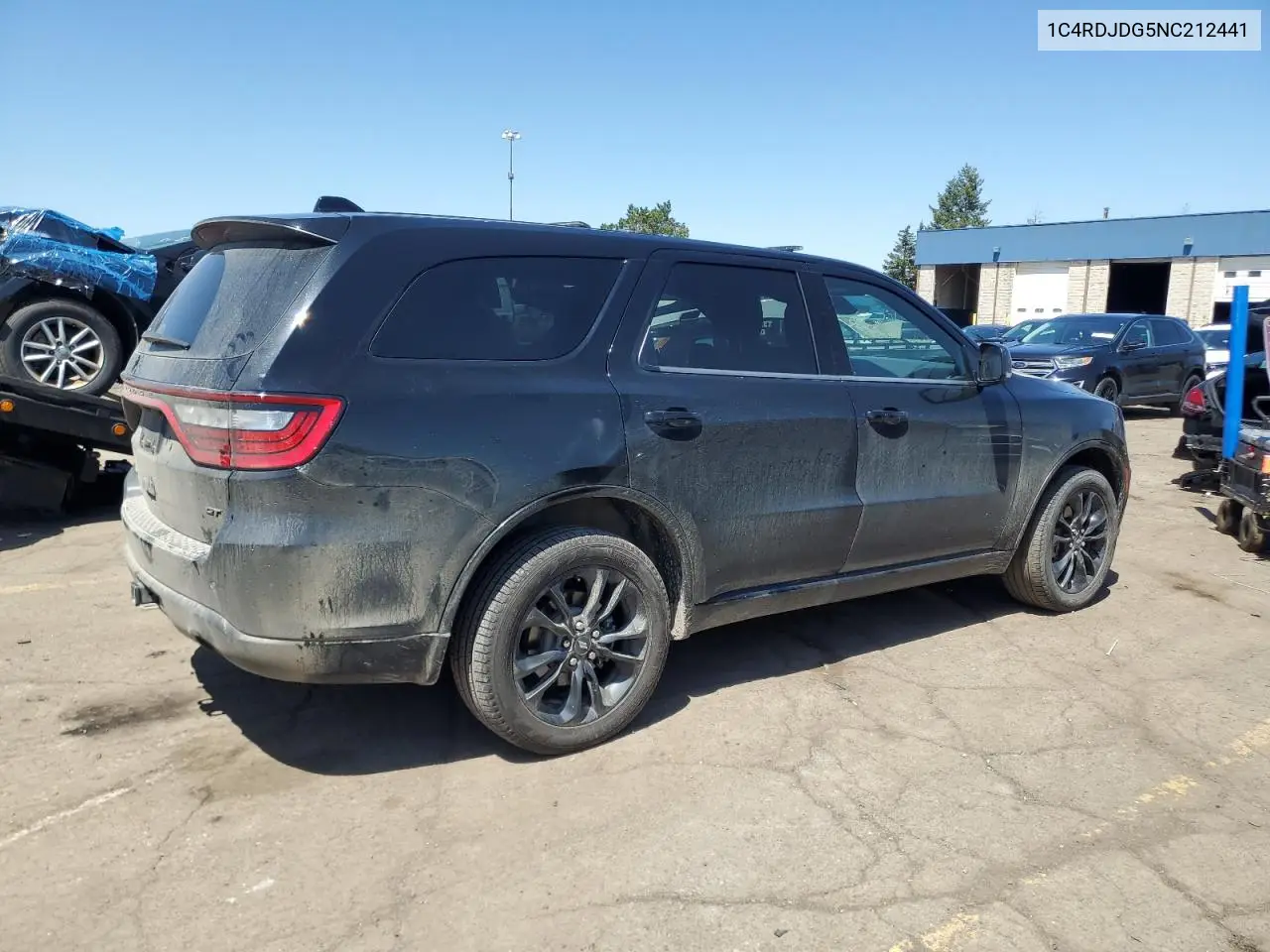 2022 Dodge Durango Gt VIN: 1C4RDJDG5NC212441 Lot: 55974685