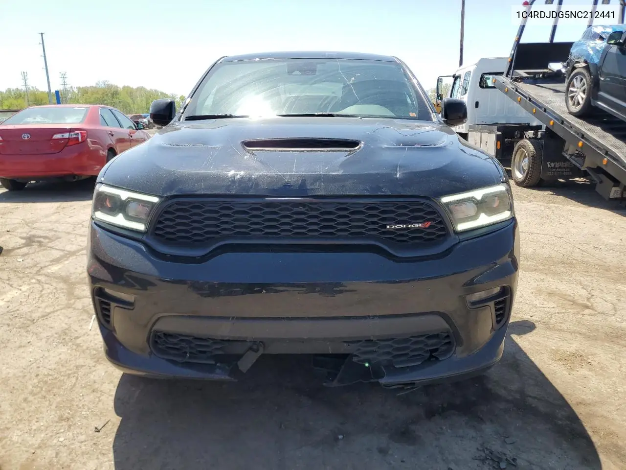 2022 Dodge Durango Gt VIN: 1C4RDJDG5NC212441 Lot: 55974685