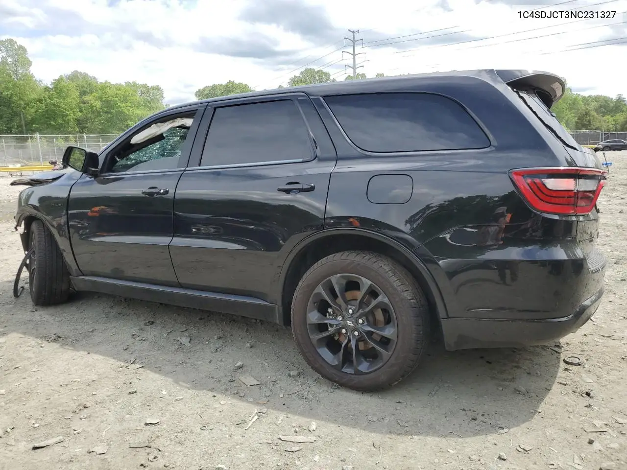 2022 Dodge Durango R/T VIN: 1C4SDJCT3NC231327 Lot: 56165565