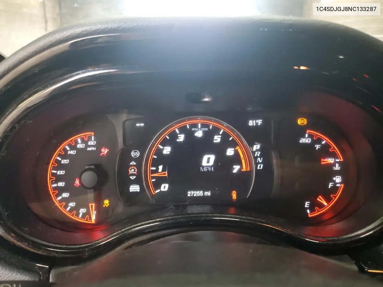 2022 Dodge Durango Srt 392 VIN: 1C4SDJGJ8NC133287 Lot: 57575855