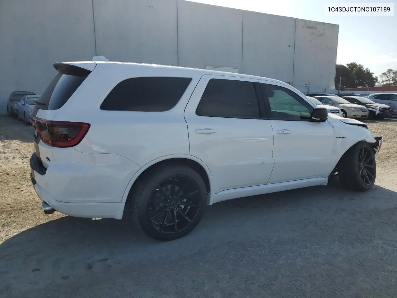 2022 Dodge Durango R/T VIN: 1C4SDJCT0NC107189 Lot: 58378735