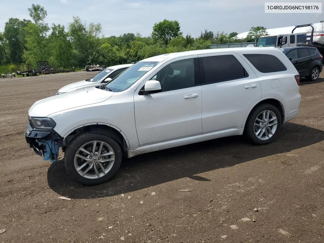 2022 Dodge Durango Gt VIN: 1C4RDJDG6NC198176 Lot: 61407515