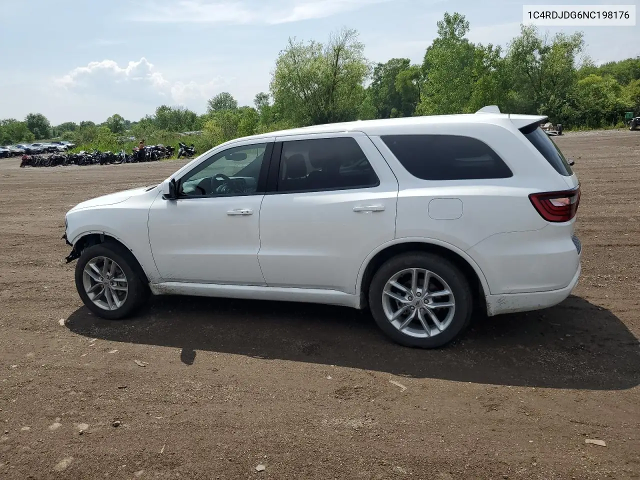 2022 Dodge Durango Gt VIN: 1C4RDJDG6NC198176 Lot: 61407515
