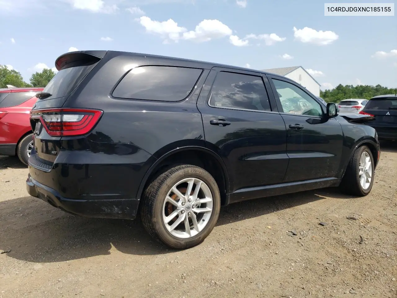 2022 Dodge Durango Gt VIN: 1C4RDJDGXNC185155 Lot: 62021195