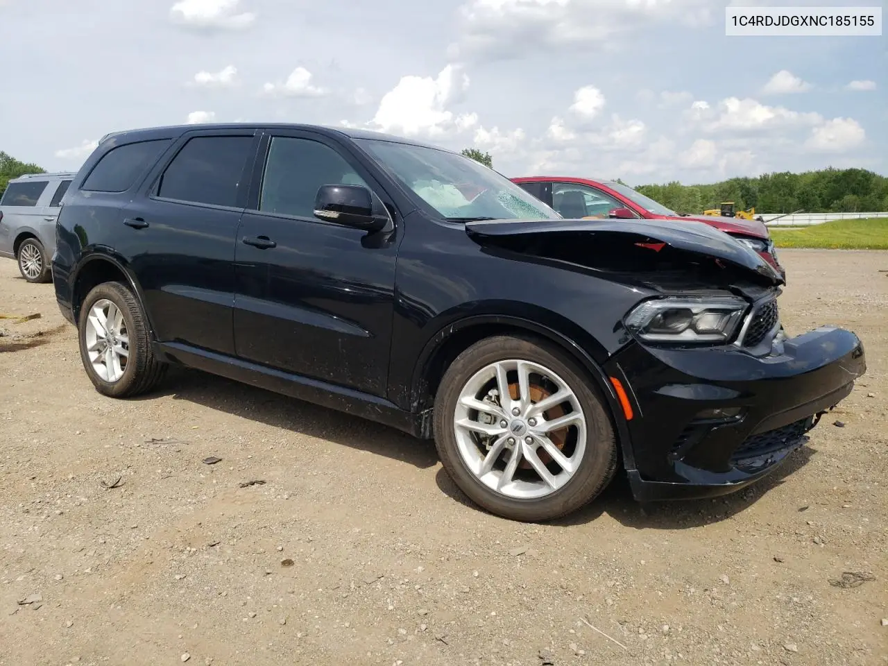 2022 Dodge Durango Gt VIN: 1C4RDJDGXNC185155 Lot: 62021195