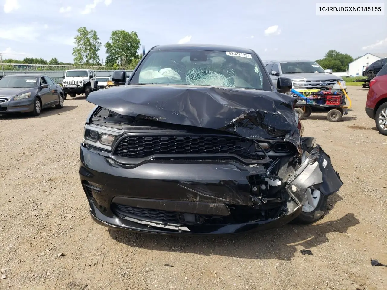 2022 Dodge Durango Gt VIN: 1C4RDJDGXNC185155 Lot: 62021195