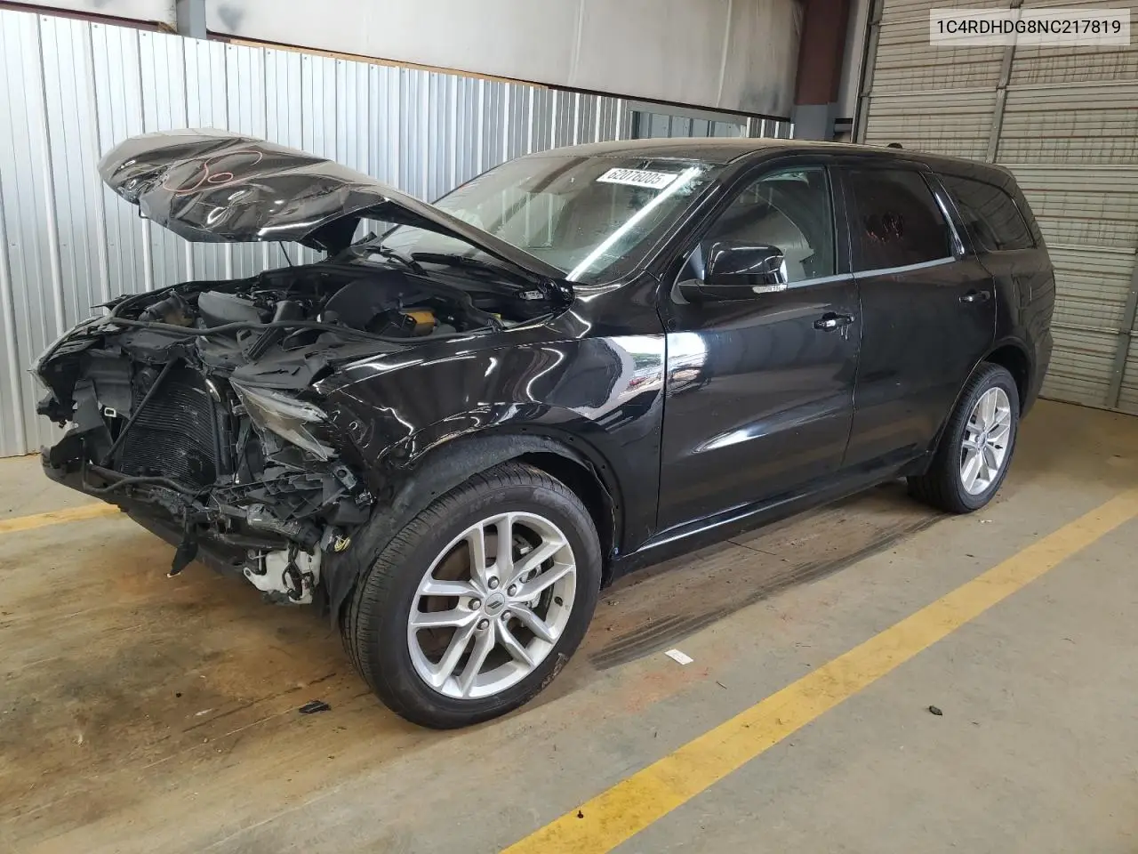 2022 Dodge Durango Gt VIN: 1C4RDHDG8NC217819 Lot: 62076005
