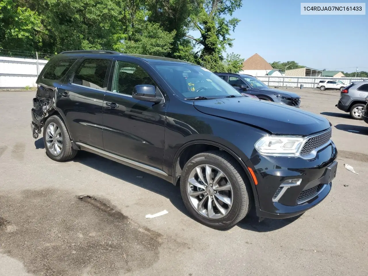 2022 Dodge Durango Sxt VIN: 1C4RDJAG7NC161433 Lot: 62094765