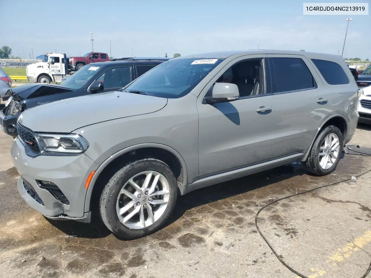 2022 Dodge Durango Gt VIN: 1C4RDJDG4NC213919 Lot: 62184085