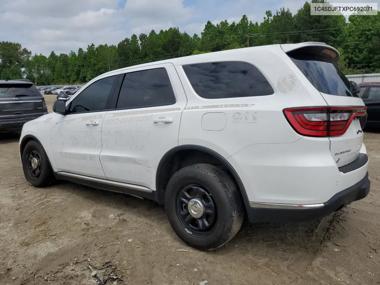 2023 Dodge Durango Pursuit VIN: 1C4SDJFTXPC692071 Lot: 56917985