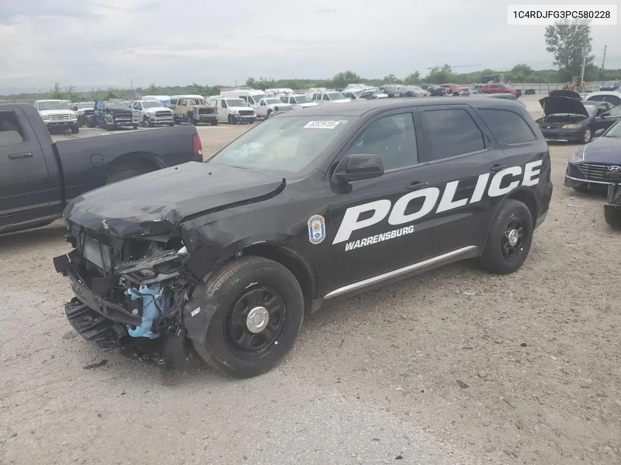 2023 Dodge Durango Pursuit VIN: 1C4RDJFG3PC580228 Lot: 62839705