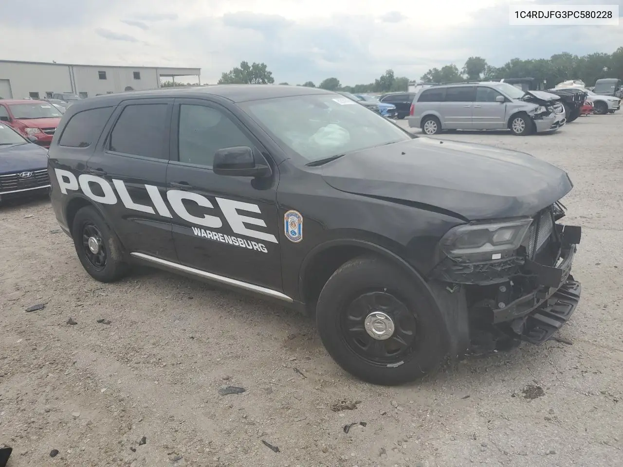 2023 Dodge Durango Pursuit VIN: 1C4RDJFG3PC580228 Lot: 62839705