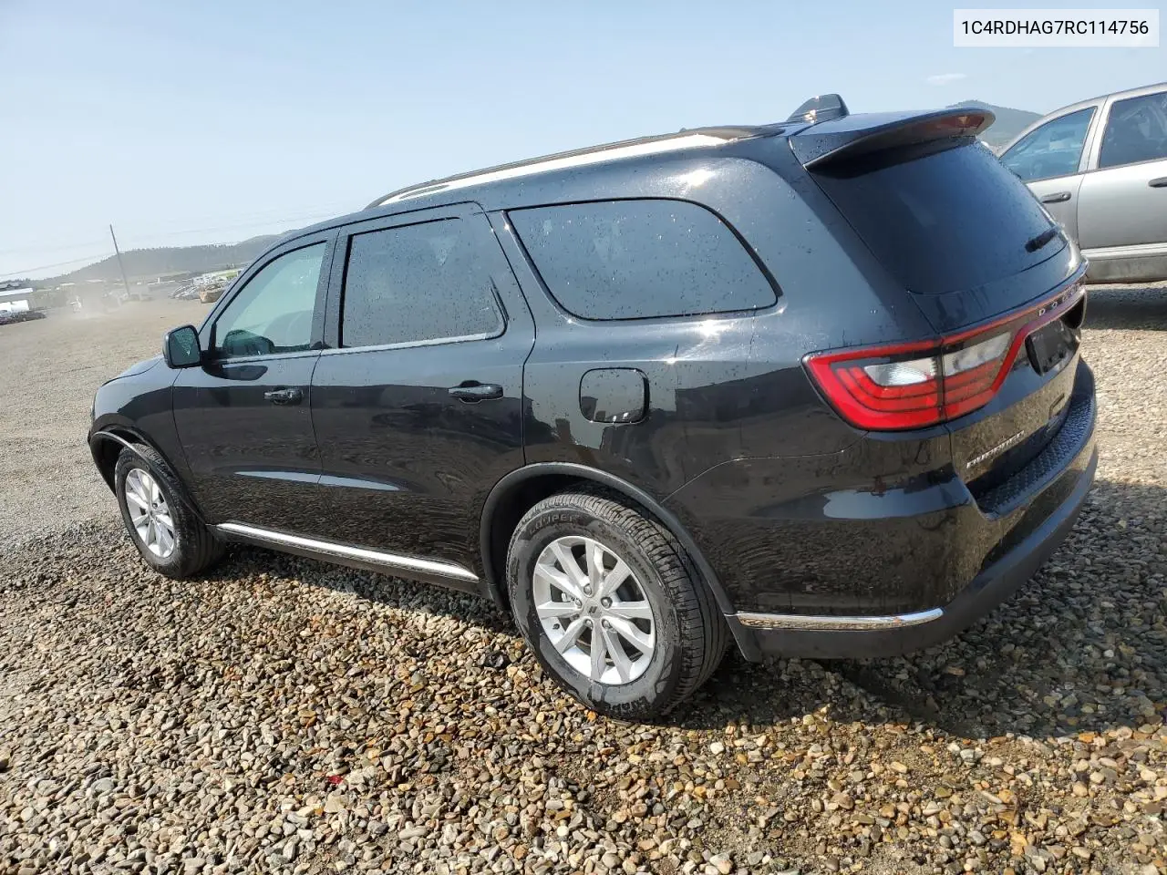 1c4rdhag7rc114756 1C4RDHAG7RC114756 2024 Dodge Durango Sxt
