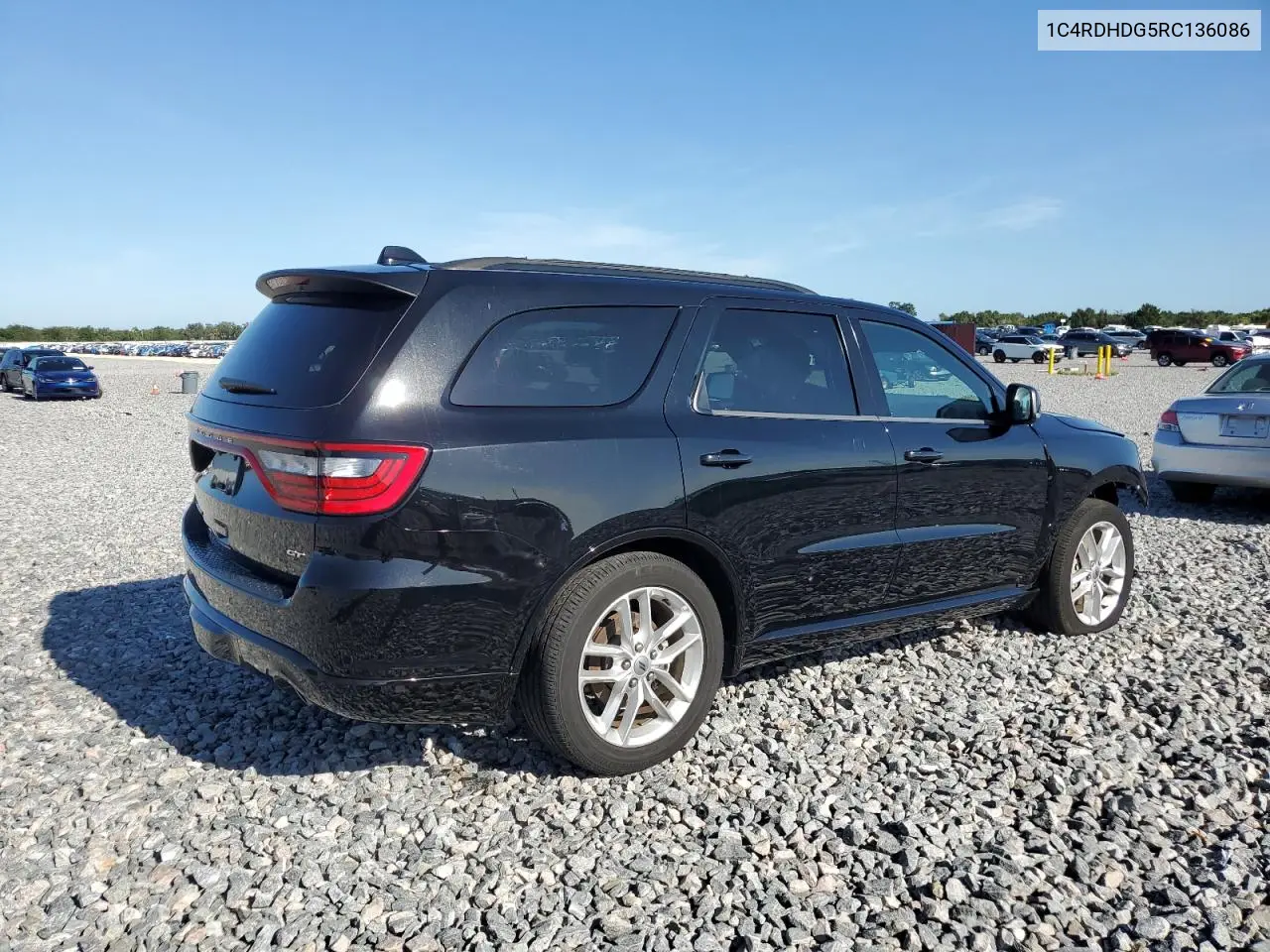 2024 Dodge Durango Gt VIN: 1C4RDHDG5RC136086 Lot: 62294475