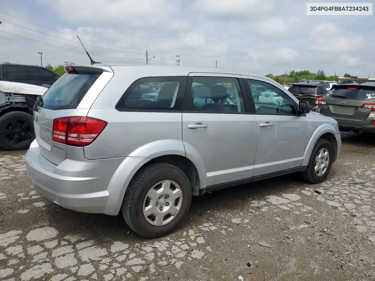 2010 Dodge Journey Se VIN: 3D4PG4FB8AT234243 Lot: 56858085