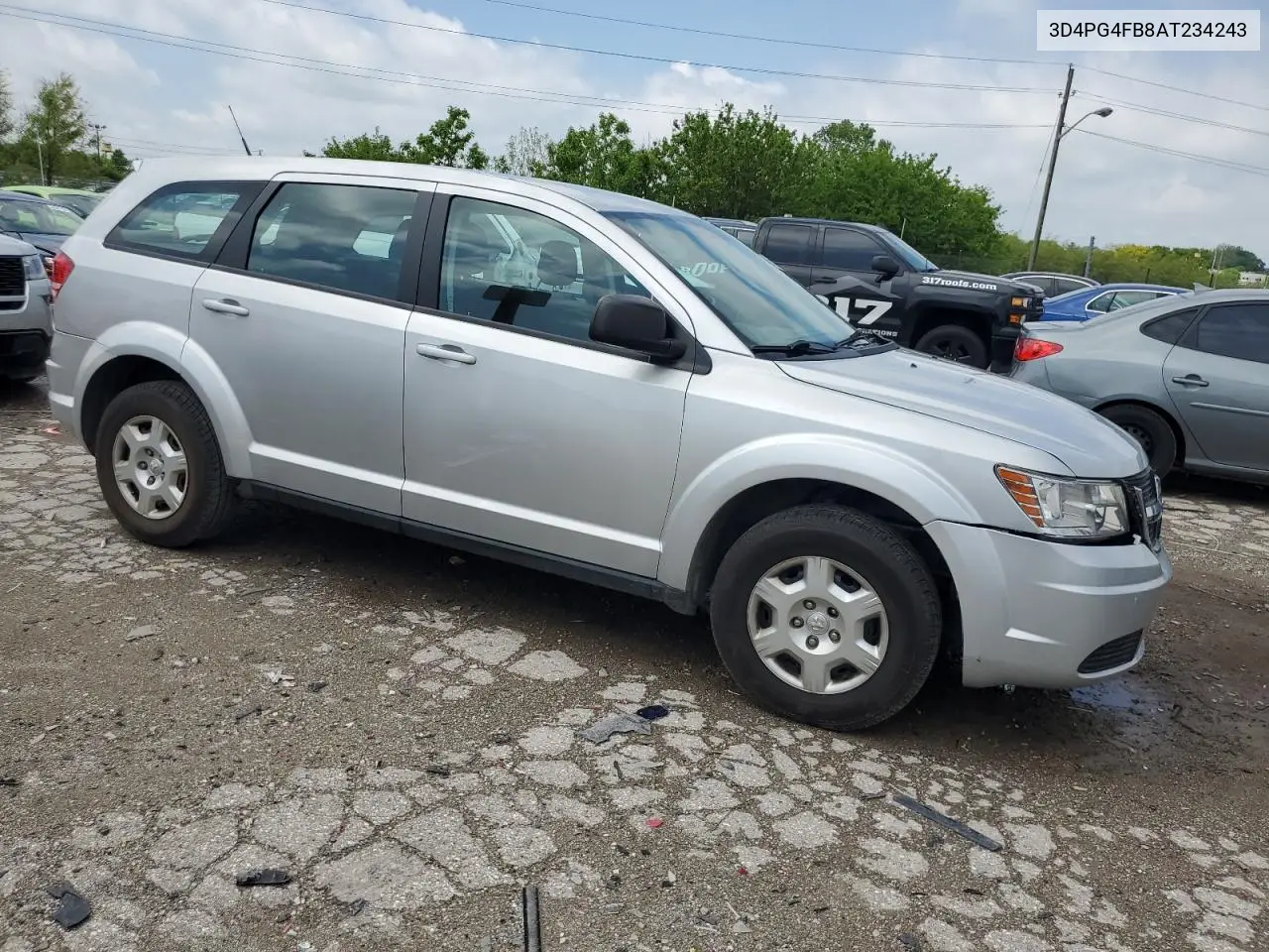 2010 Dodge Journey Se VIN: 3D4PG4FB8AT234243 Lot: 56858085
