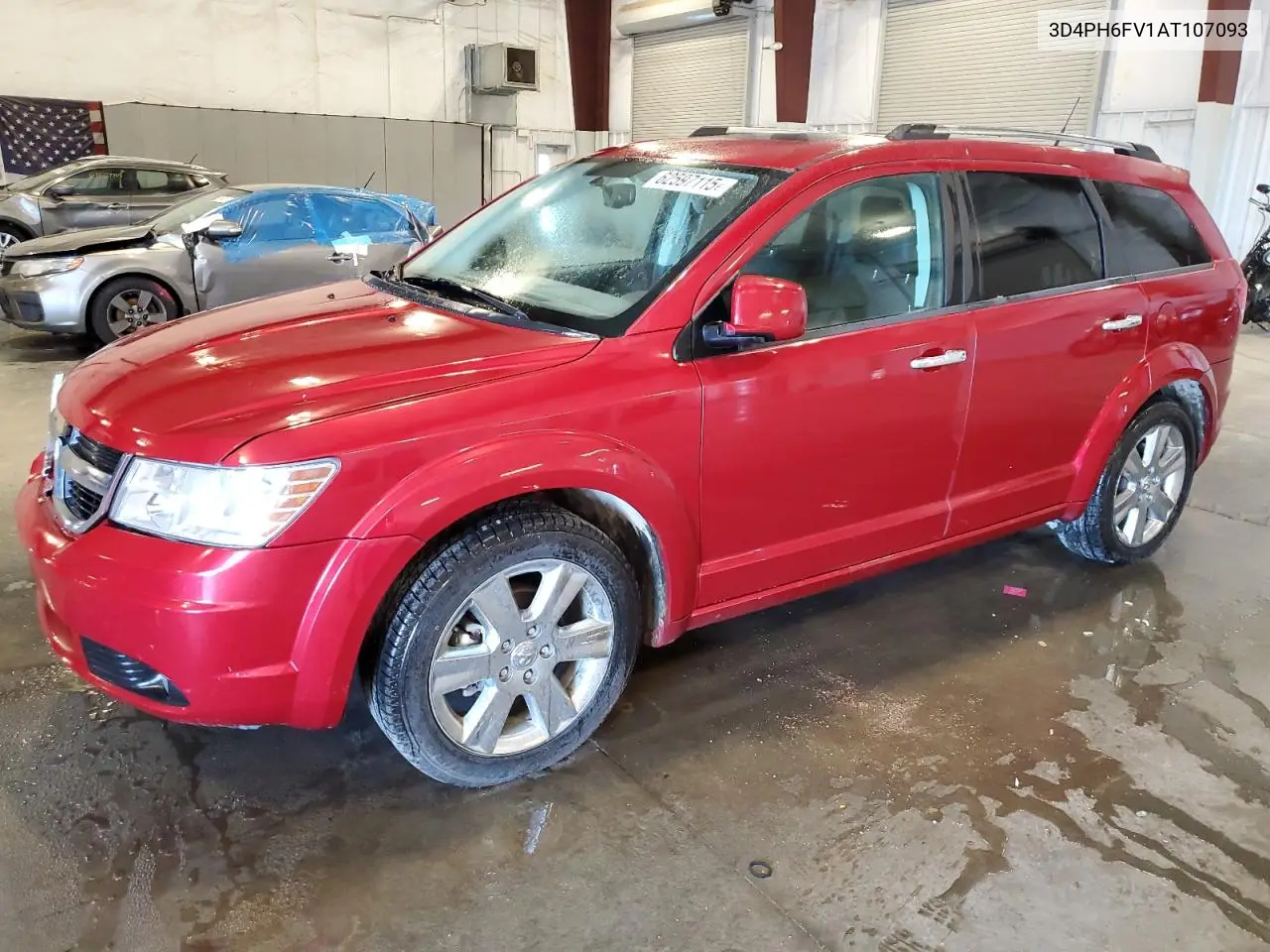 2010 Dodge Journey R/T VIN: 3D4PH6FV1AT107093 Lot: 62597115