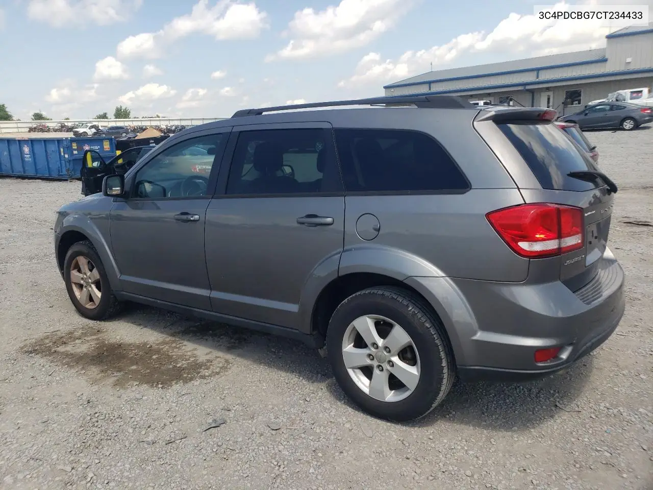 2012 Dodge Journey Sxt VIN: 3C4PDCBG7CT234433 Lot: 56682985