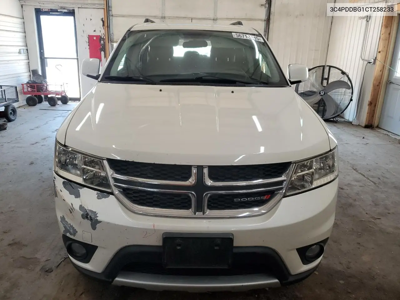 2012 Dodge Journey Sxt VIN: 3C4PDDBG1CT258233 Lot: 56713635