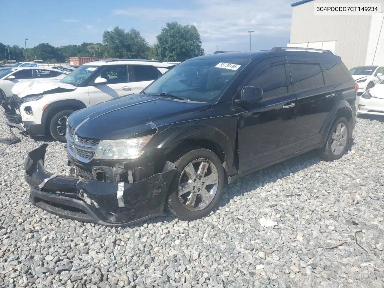 2012 Dodge Journey Crew VIN: 3C4PDCDG7CT149234 Lot: 56738195