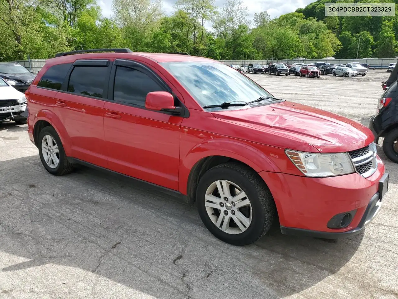 2012 Dodge Journey Sxt VIN: 3C4PDCBB2CT323329 Lot: 56891385