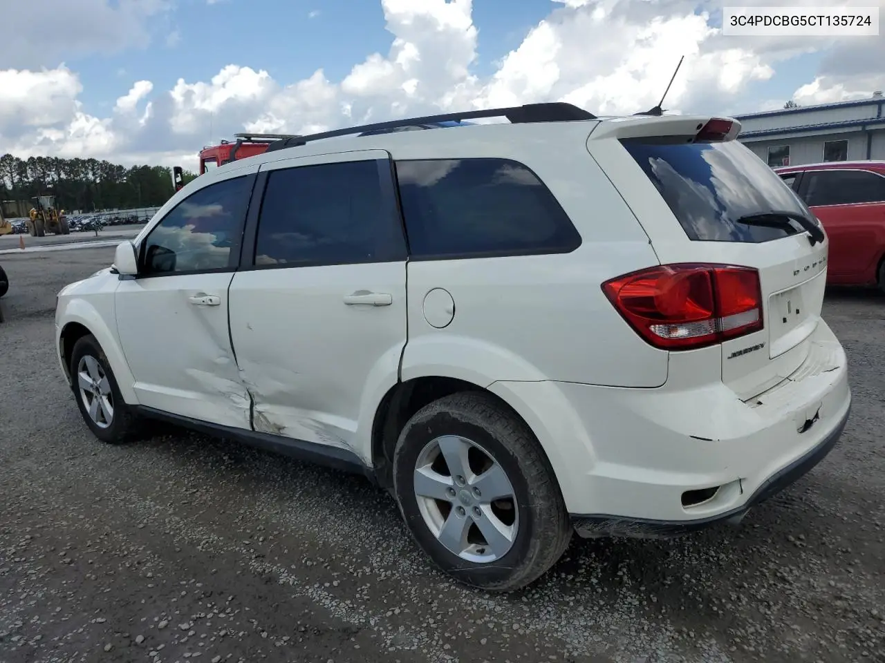 2012 Dodge Journey Sxt VIN: 3C4PDCBG5CT135724 Lot: 56938415