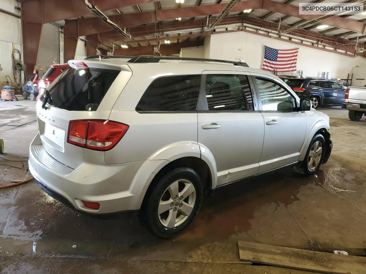 2012 Dodge Journey Sxt VIN: 3C4PDCBG6CT143153 Lot: 61264055